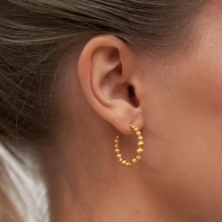 byBiehl® Danmark Guldøreringe|Hoops<Pebbles Hoops