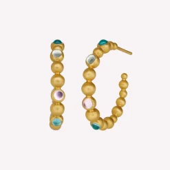 byBiehl® Danmark Guldøreringe|Hoops<Pebbles Hoops Colors