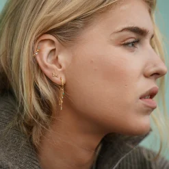 byBiehl® Danmark Guldøreringe<Pebbles Hoops Small Colors
