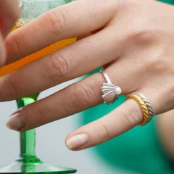 byBiehl® Danmark Perleringe|Sølvringe<Poppy ring