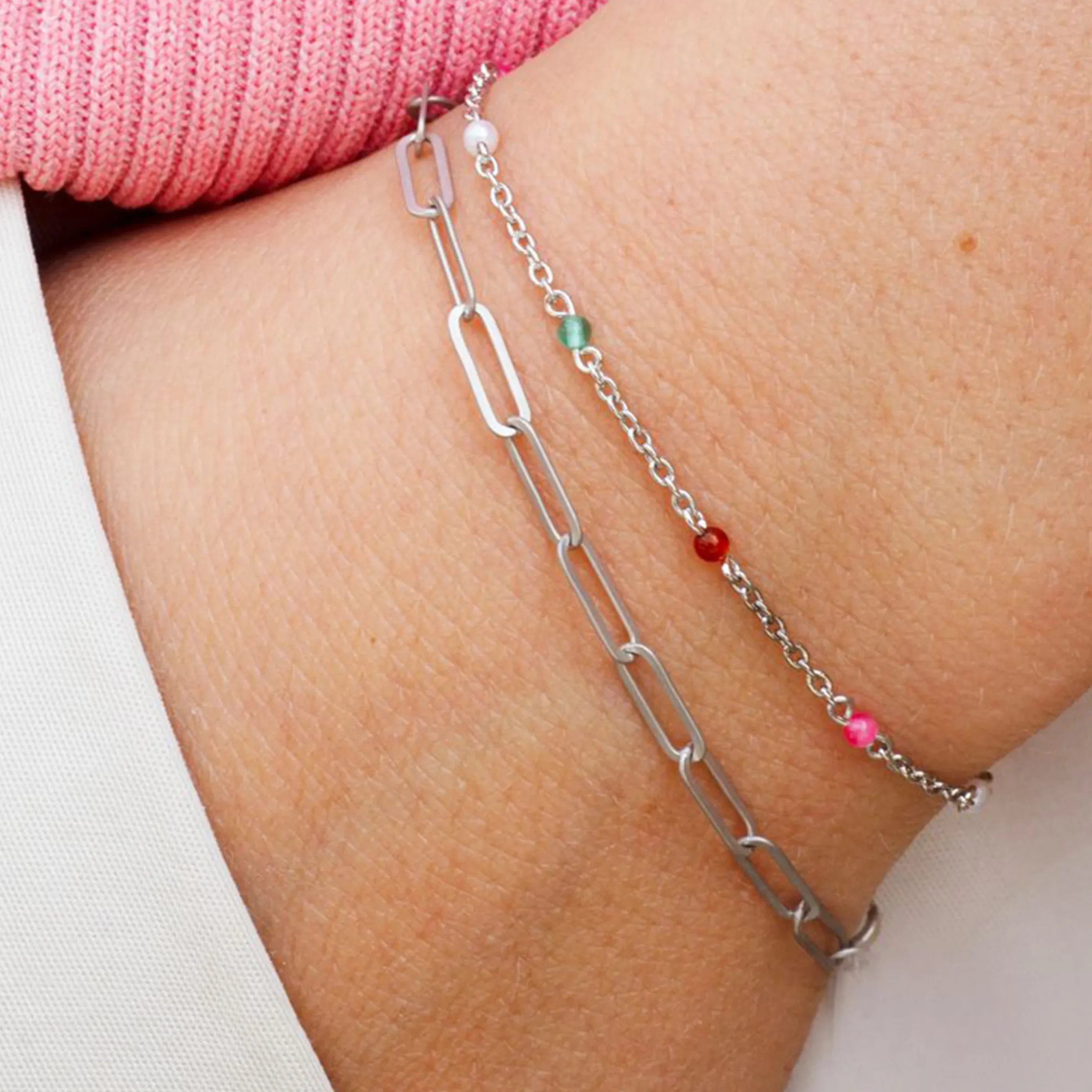 byBiehl® Danmark Perlearmbånd|Sølvarmbånd<Scarlett Colors armbånd