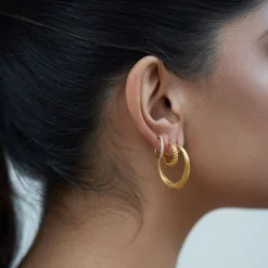 byBiehl® Danmark Guldøreringe|Hoops<Seashell Hoops