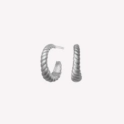 byBiehl® Danmark Sølvøreringe|Hoops<Seashell Hoops