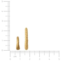 byBiehl® Danmark Guldøreringe<Seashell Hoops Large