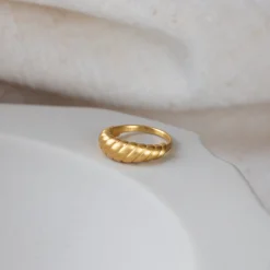 byBiehl® Danmark Guldringe<Seashell ring