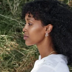byBiehl® Danmark Perleøreringe|Sølvøreringe<Small Pearl Hoop