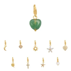 byBiehl® Danmark Charms<Soft Heart Charm Green