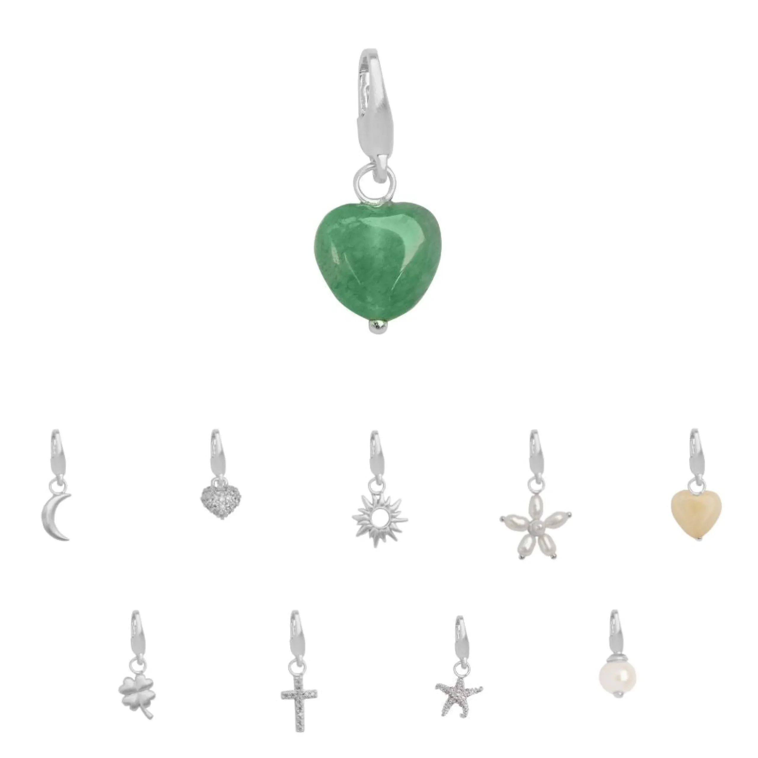 byBiehl® Danmark Charms<Soft Heart Charm Green