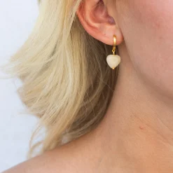 byBiehl® Danmark Guldøreringe<Soft Heart Hoop Cream