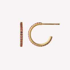 byBiehl® Danmark Guldøreringe<Sparkle Hoops Mini Pink