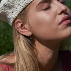 byBiehl® Danmark Guldøreringe<Sparkle Hoops Mini Turkis