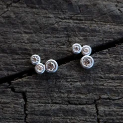 byBiehl® Danmark Ørestikker|Sølvøreringe<Stardust Stud 3