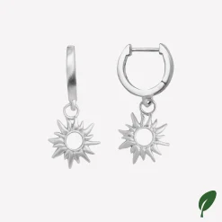 byBiehl® Danmark Sølvøreringe<Sun Wild Hoops