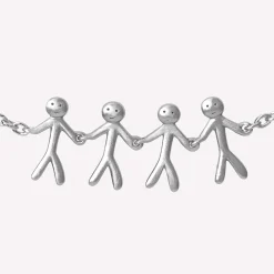 byBiehl® Danmark Sølvarmbånd<Together Family 4 armbånd