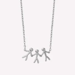 byBiehl® Danmark Sølvhalskæder<Together Family 3 halskæde