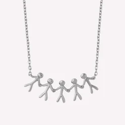 byBiehl® Danmark Sølvhalskæder<Together Family 5 halskæde