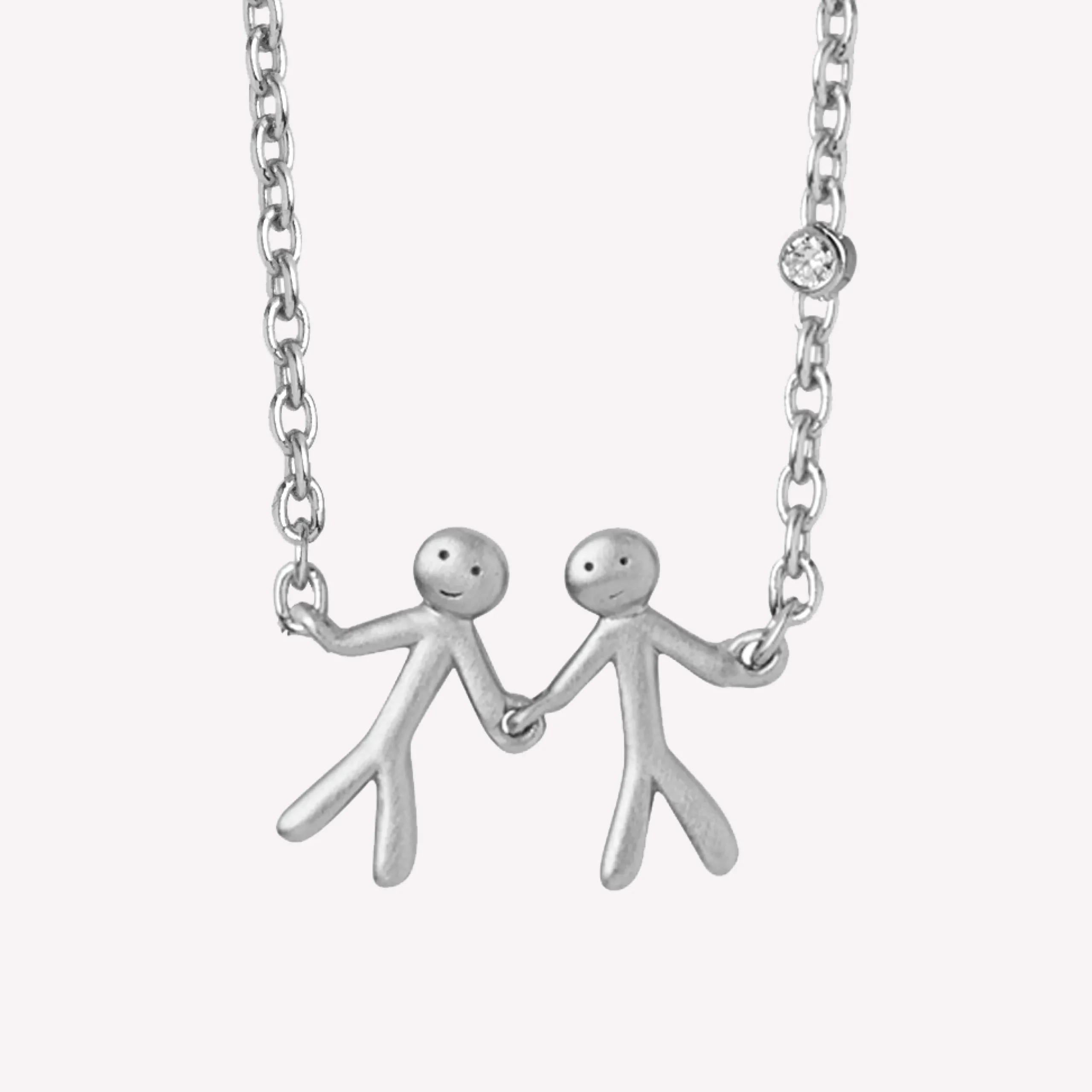 byBiehl® Danmark Sølvhalskæder<Together My Love halskæde