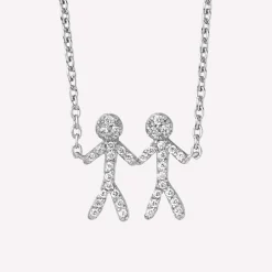 byBiehl® Danmark Sølvhalskæder<Together You & Me halskæde