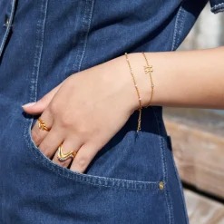 byBiehl® Danmark Sølvringe<Wave Rainbow Large ring